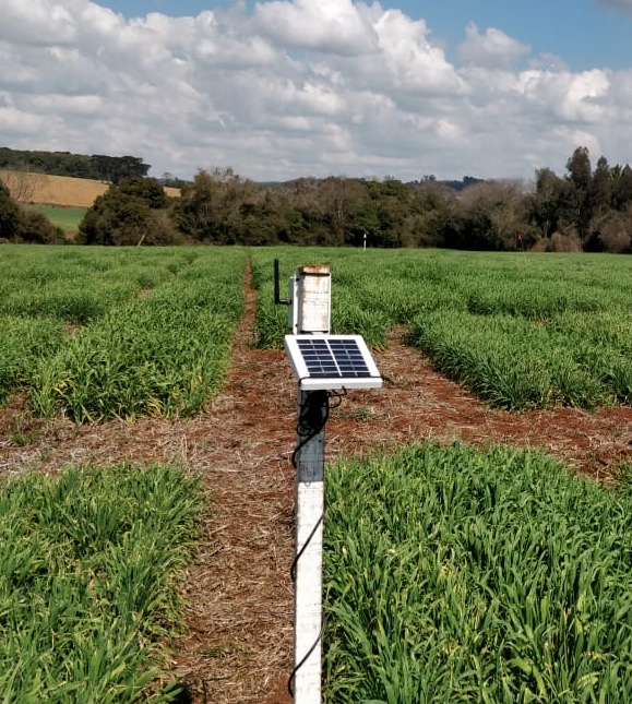 Interface do sistema SmartFarm monitorando indicadores de solo